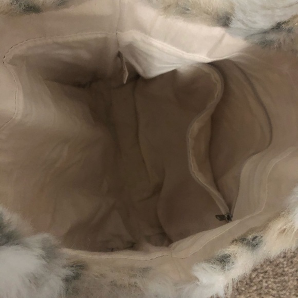 Y2K Fuzzy Cheetah Large Purse - Picture 4 of 4